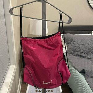Nike Drawstring Backpack 18 x 13 x 13 inches.